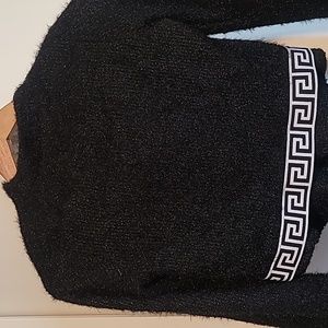 Furry sweater and short set